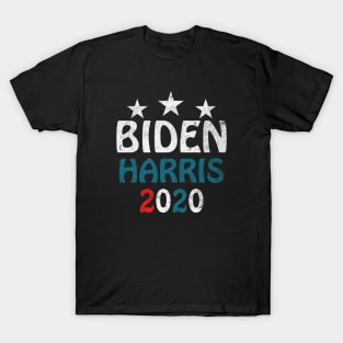 Biden Harris 2020 Distressed Vintage election Democratic Kamala T-Shirt